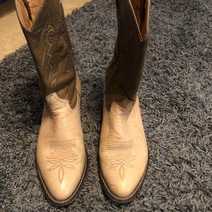 Vintage Two Toned Cowboy Boots